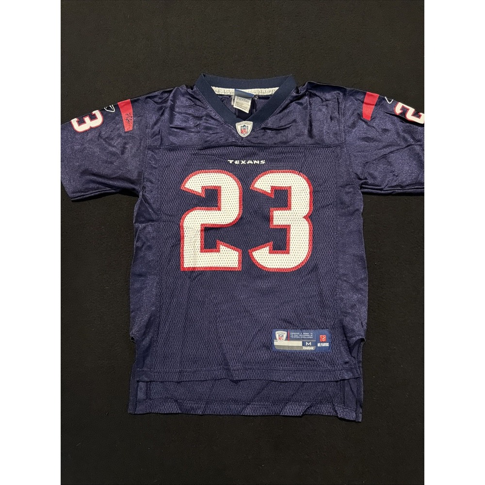 HOUSTON TEXANS #23 FOSTER NFL On Field jersey Kids Size Medium 10-12